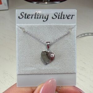 Sterling Silver Heart Necklace